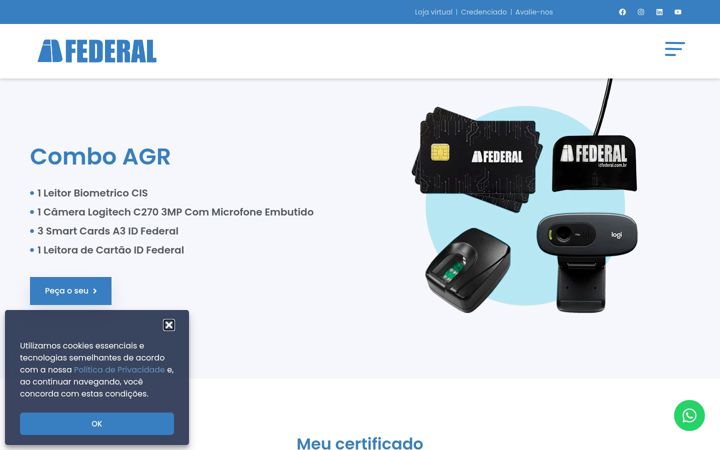 Screenshot of idserpro.com.br