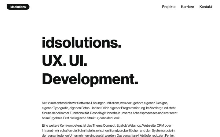 Screenshot of idsolutions.at