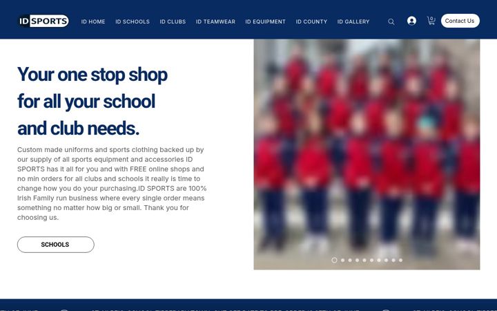 Screenshot of idsportshop.com