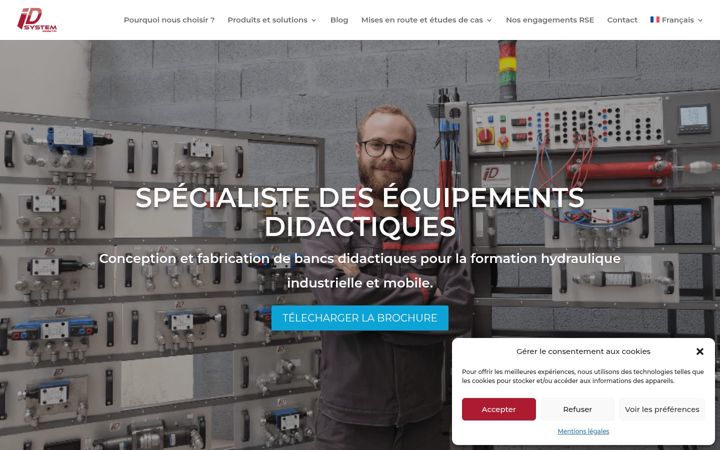 Screenshot of idsystem-didactic.com