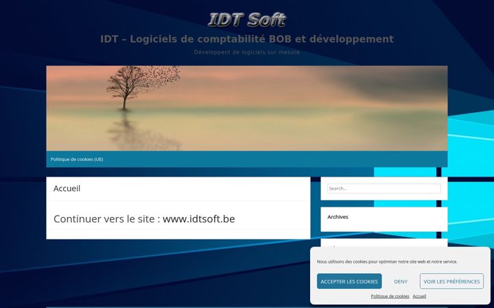 Screenshot of idt.be