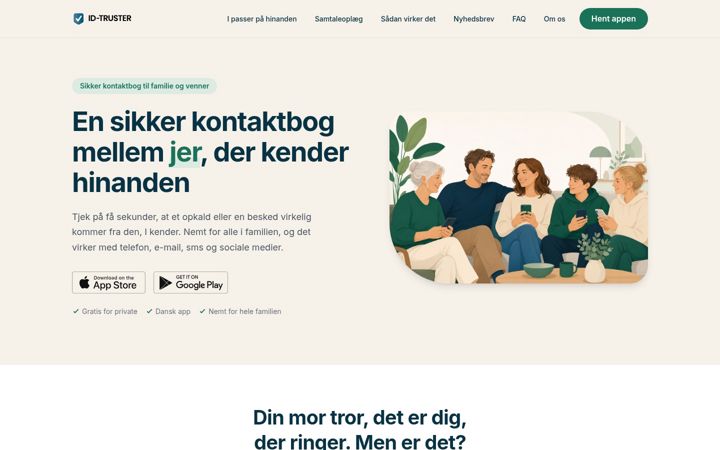 Screenshot of idtruster.com