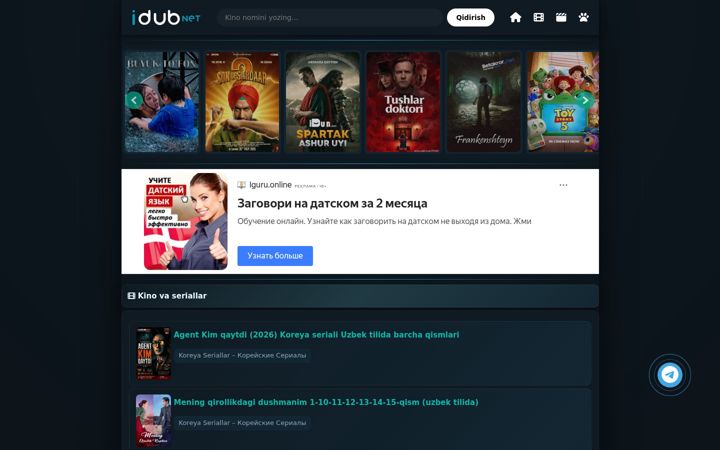 Screenshot of idub.net