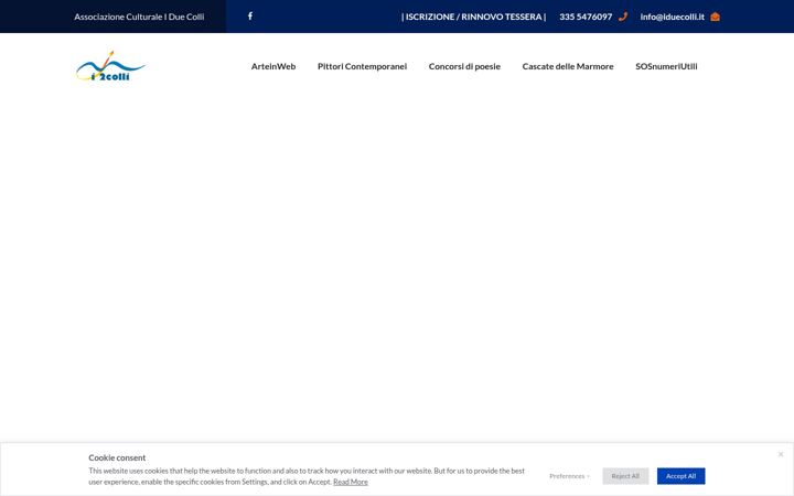 Screenshot of iduecolli.it