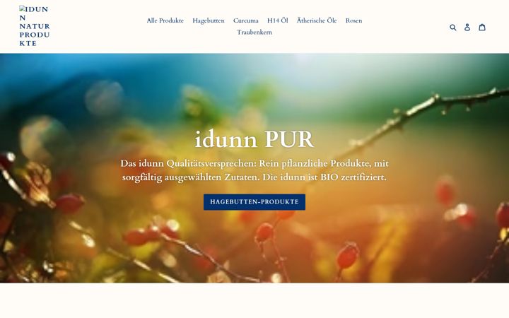 Screenshot of idunn.de