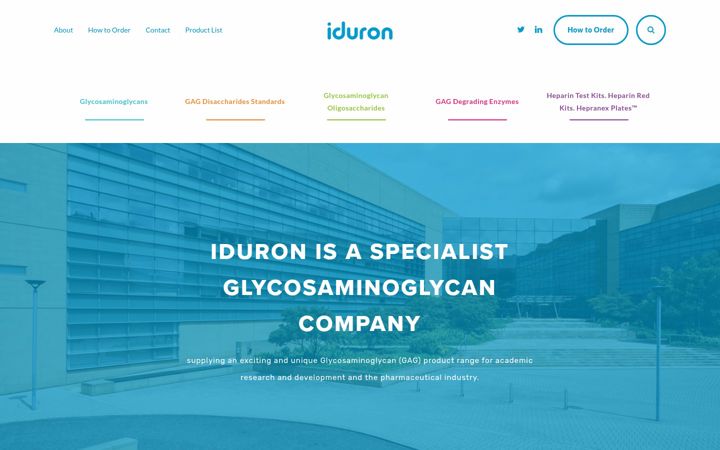 Screenshot of iduron.co.uk
