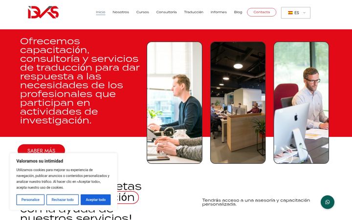 Screenshot of idvasgroup.com