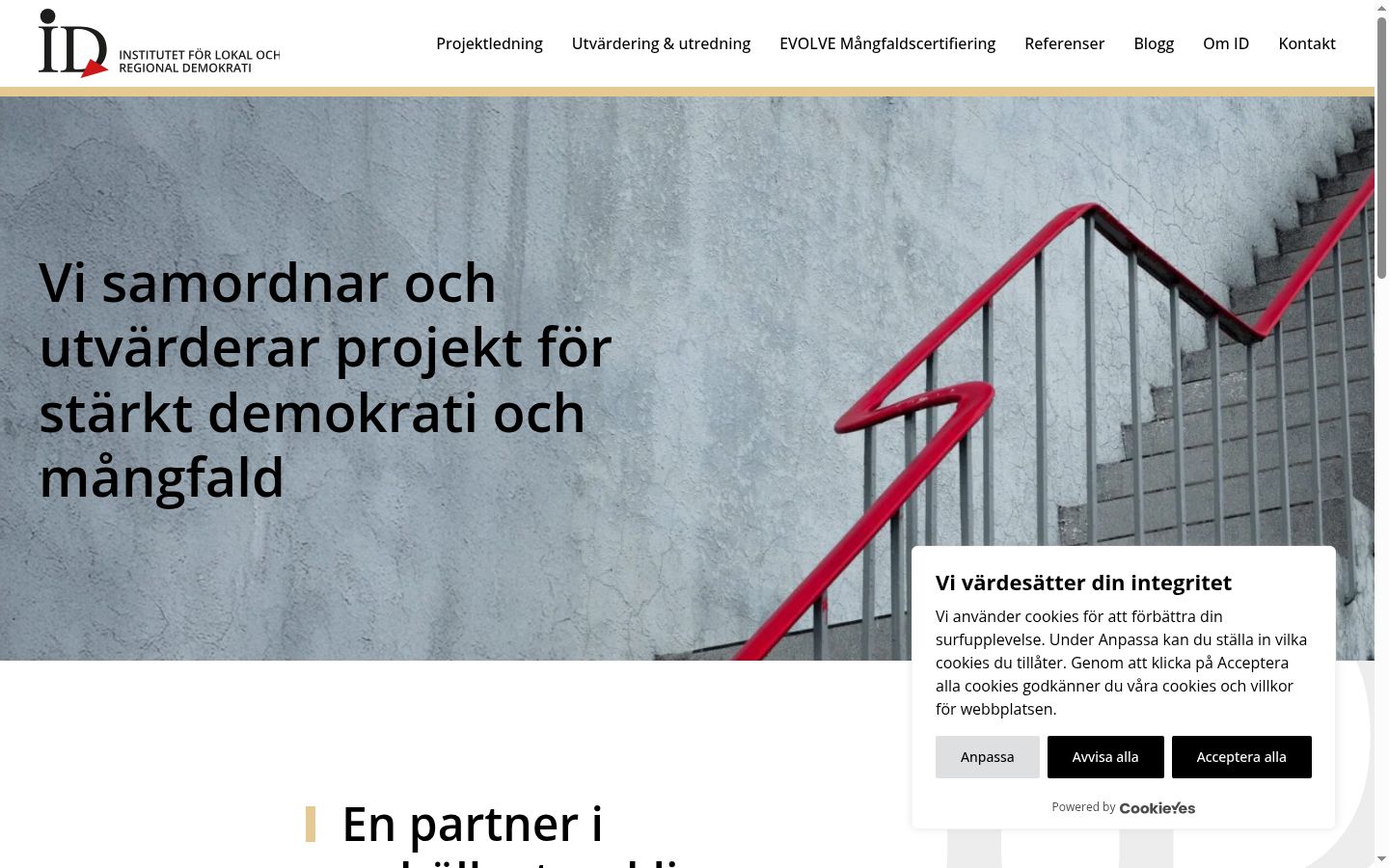 Ekraanipilt nõusolekubännerist, mida näidati enne mis tahes suhtlust