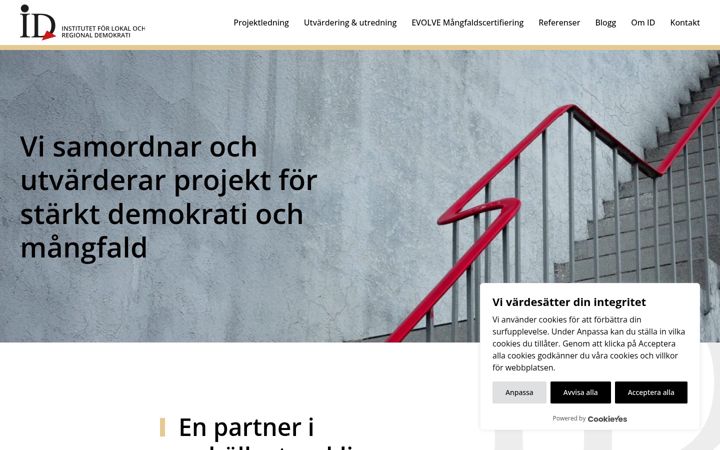 Screenshot of idvxo.se