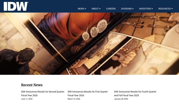 Screenshot of idwmediaholdings.com