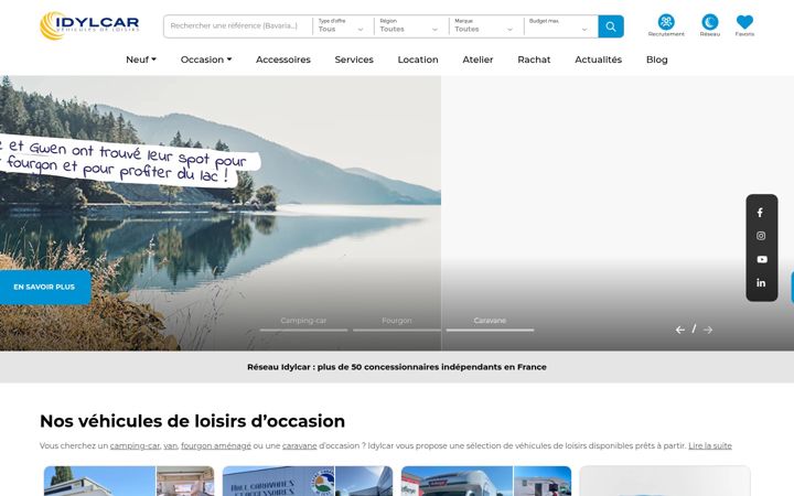 Screenshot of idylcar.fr