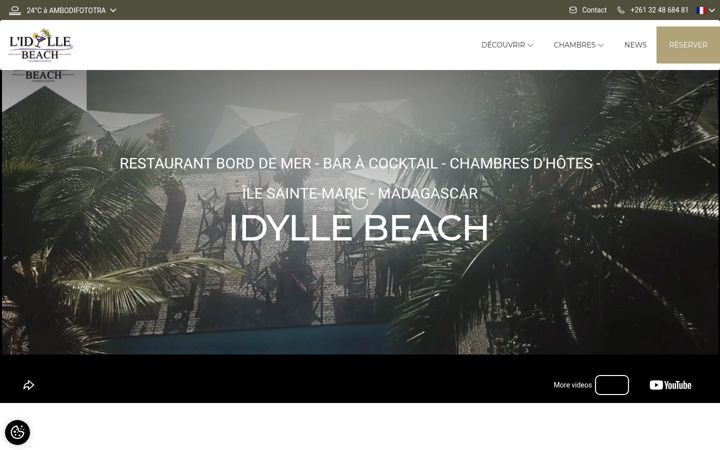 Screenshot stránky idyllebeach.com