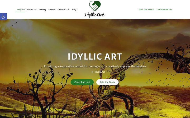 Screenshot of idyllicart.org