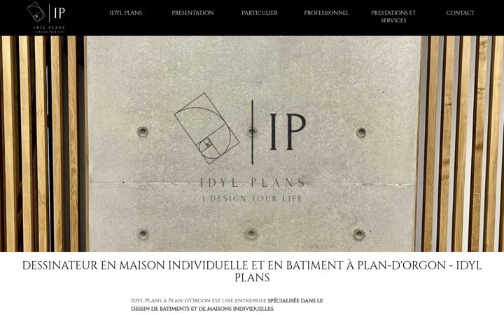 Screenshot of idylplans.com