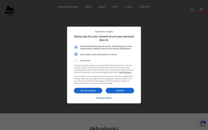 Screenshot of idymy.pl