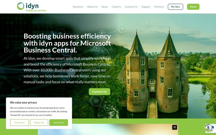 Screenshot of idyn.nl