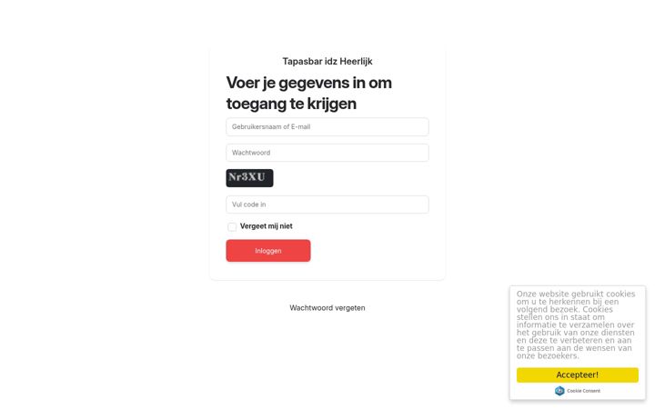 Screenshot of idz-heerlijk.nl