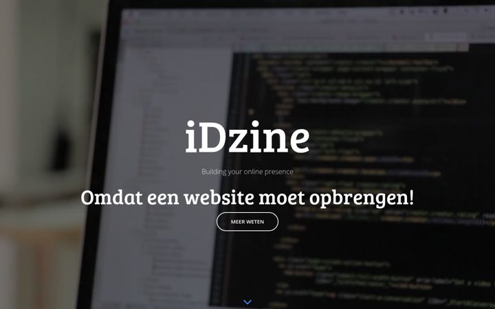 Screenshot of idzine.be
