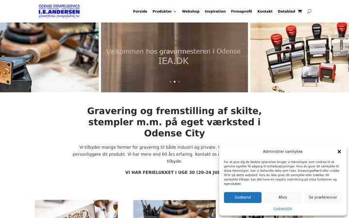 Screenshot of iea.dk