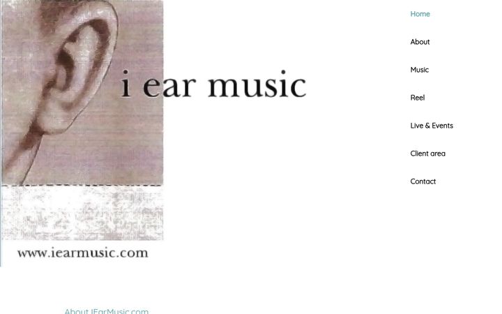 Screenshot of iearmusic.com