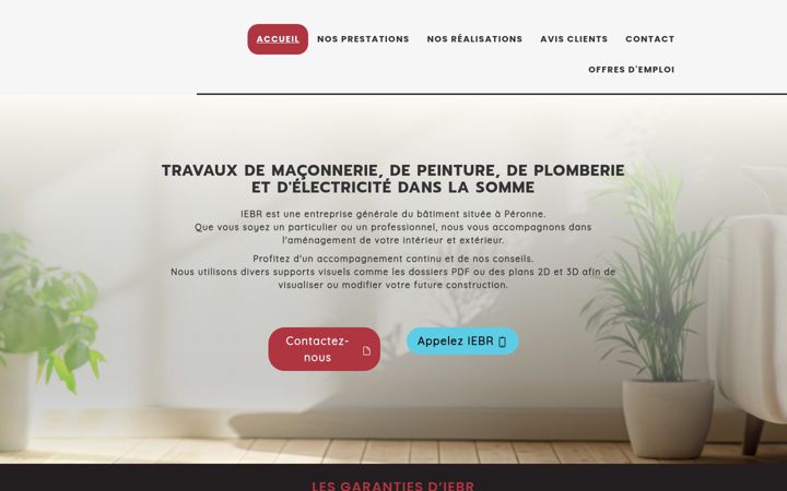 Screenshot of iebr.fr