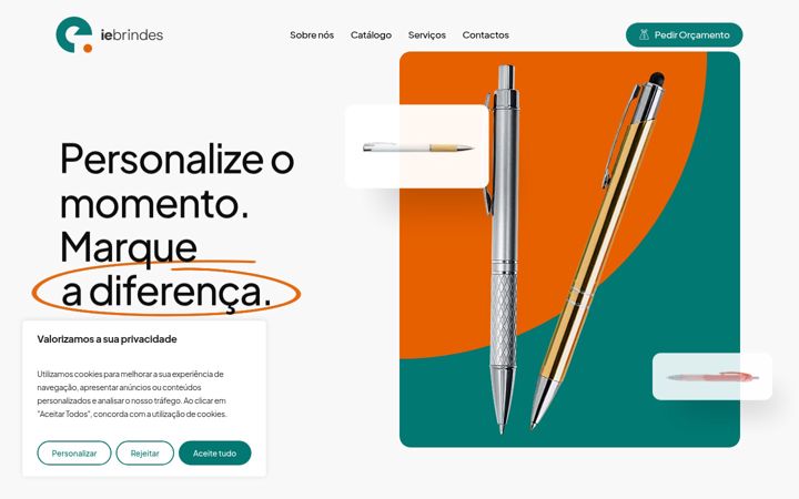 Screenshot of iebrindes.pt