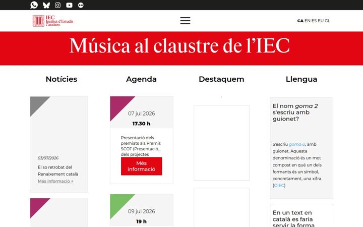Screenshot of iec.cat