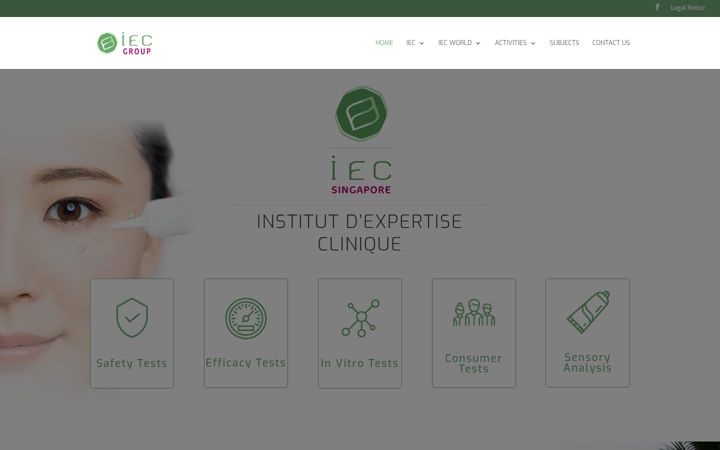 Screenshot of iecsing.com