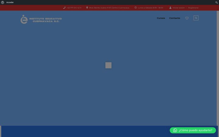 Screenshot of iecuernavaca.online