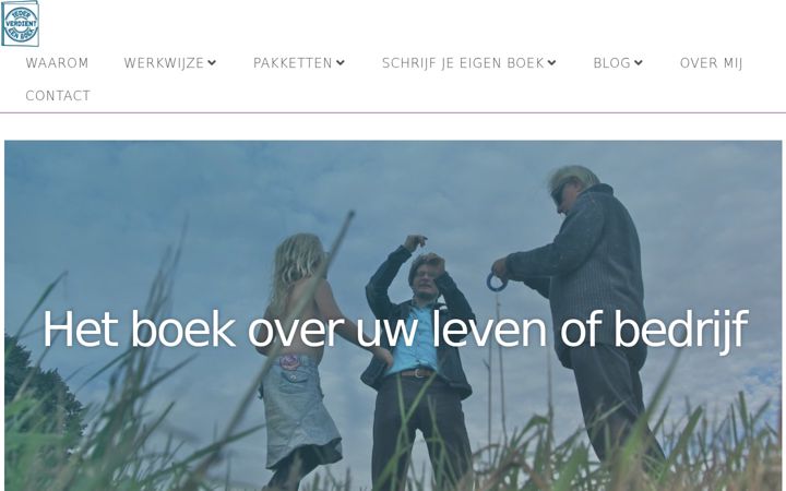 Screenshot of iederverdienteenboek.nl