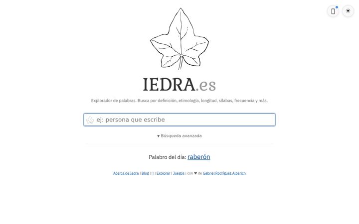 Screenshot of iedra.es