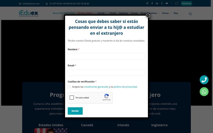 Screenshot of ieduex.com