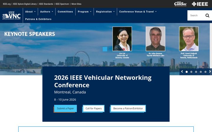 Screenshot of ieee-vnc.org