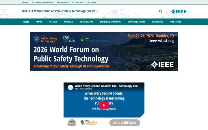 Screenshot of ieee-wfpst.org