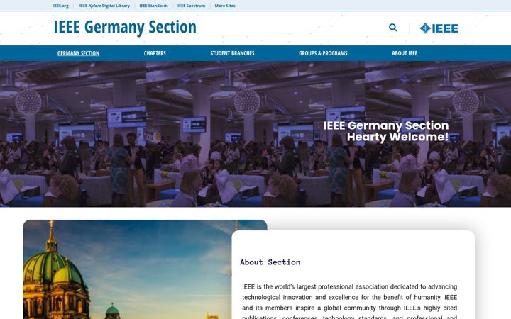 Screenshot of ieee.de