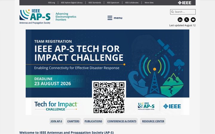 Screenshot of ieeeaps.org