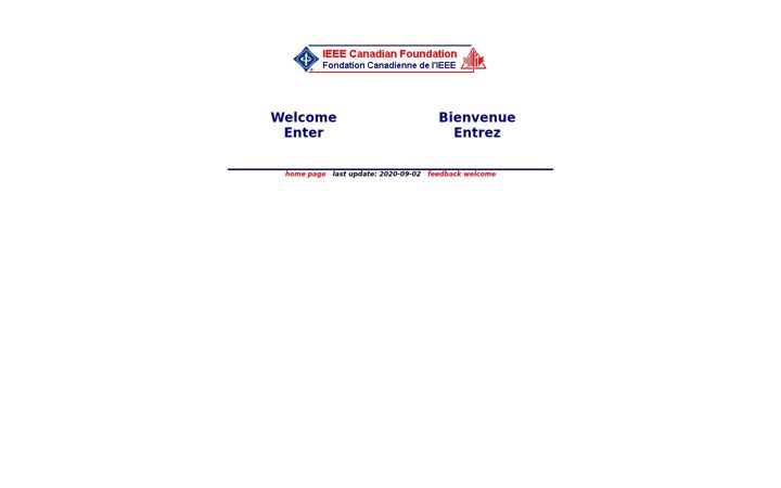 Screenshot of ieeecanadianfoundation.org