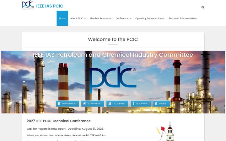 Screenshot of ieeepcic.com