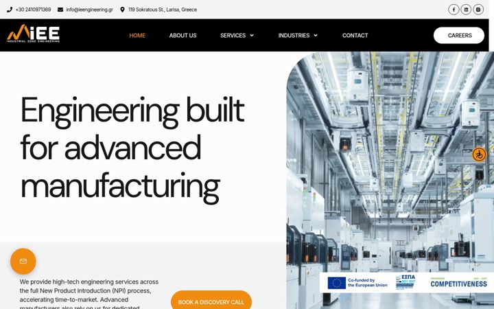 Screenshot of ieengineering.gr