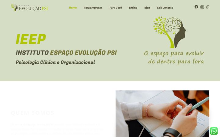 Screenshot of ieep.psc.br