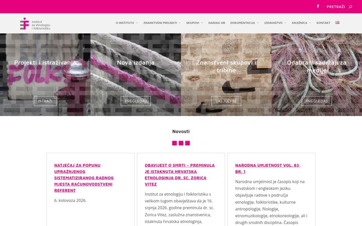 Screenshot di ief.hr