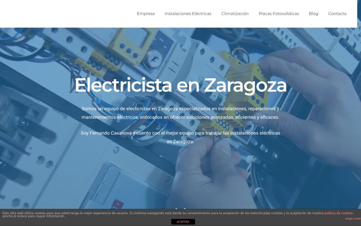 Screenshot of iefernandocasanova.com