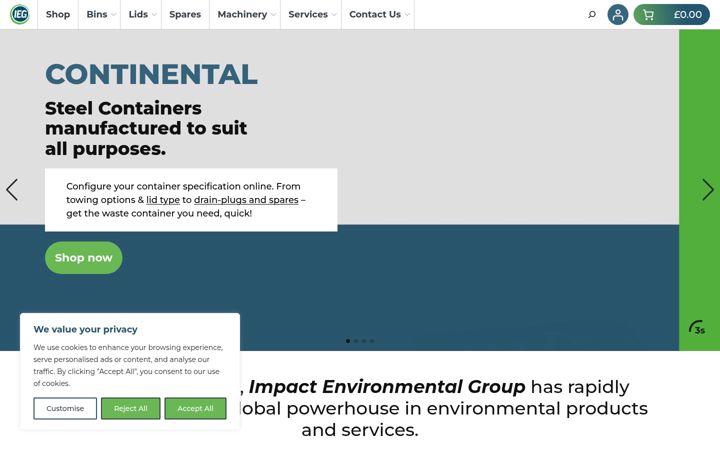 Screenshot of iegemea.com