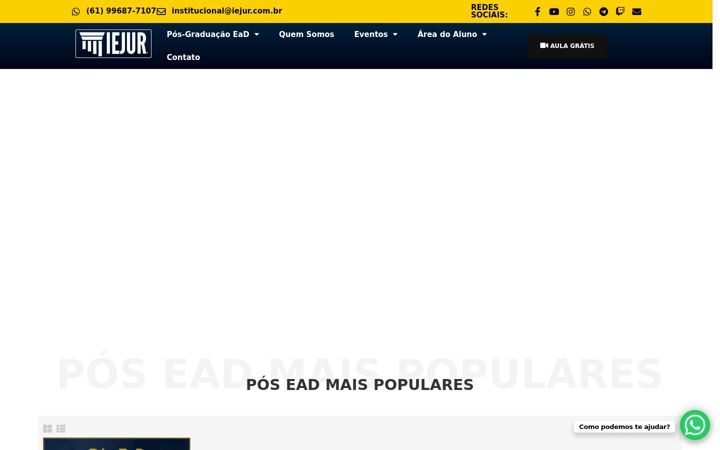 Screenshot of iejur.com