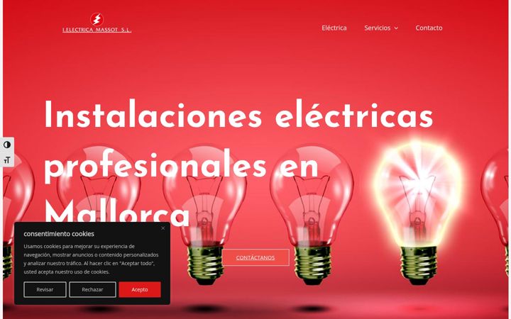 Screenshot of ielectricamassot.com