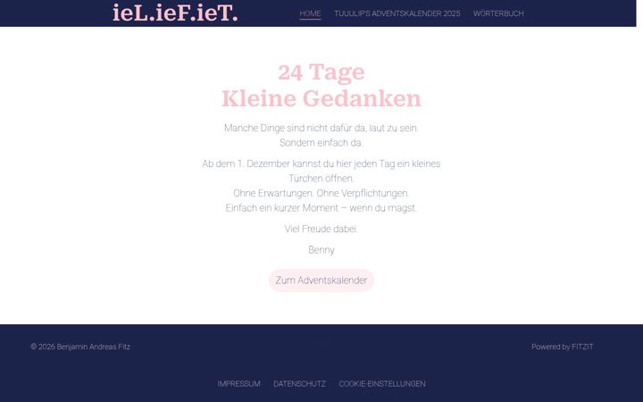 Screenshot of ieliefiet.de