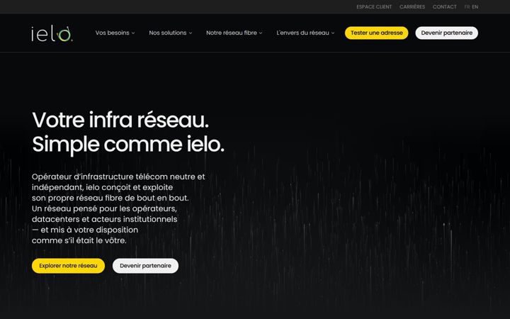 Screenshot of ielo.net