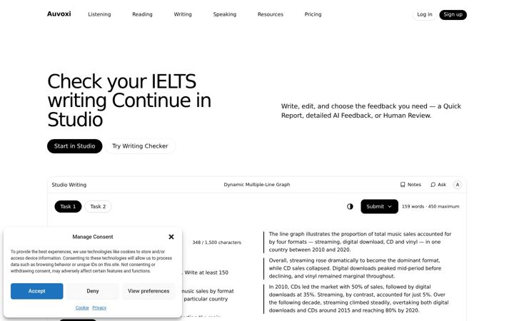 Screenshot of ieltsglobalprep.com