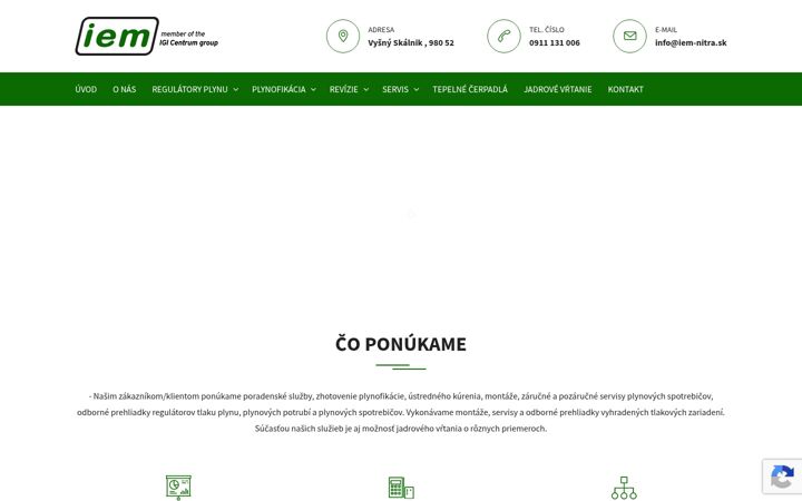 Screenshot of iem-nitra.sk