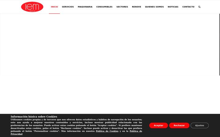 Screenshot of iem.es